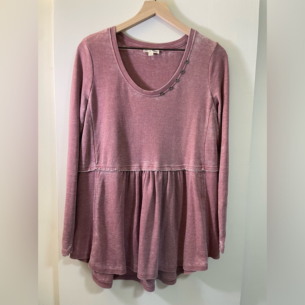 Mauve tunic top